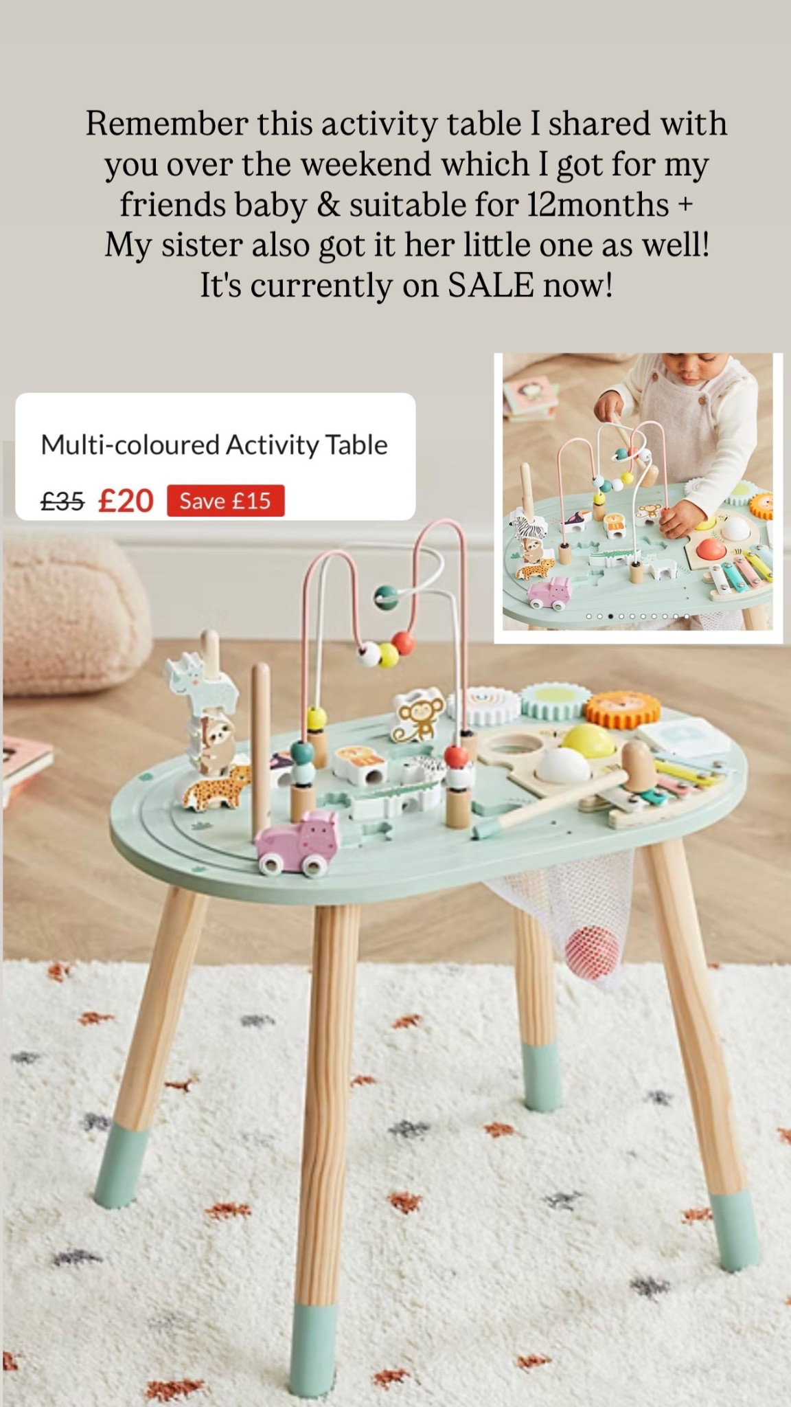 kids activity table £20

#LTKbaby #LTKkids