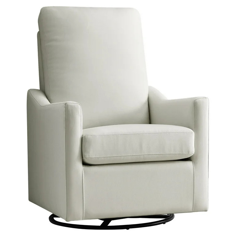 Delta Children Adley Nursery Glider Swivel Chair - Greenguard Gold Certified, Cream - Walmart.com | Walmart (US)