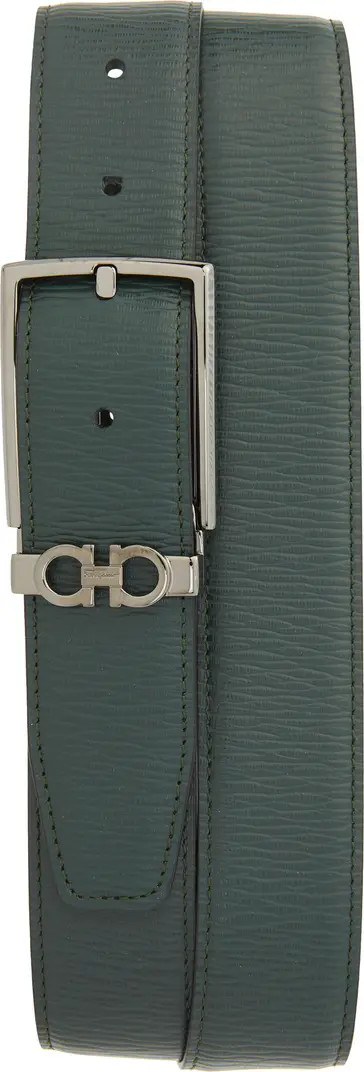 Double Gancio Loop Reversible Leather Belt | Nordstrom