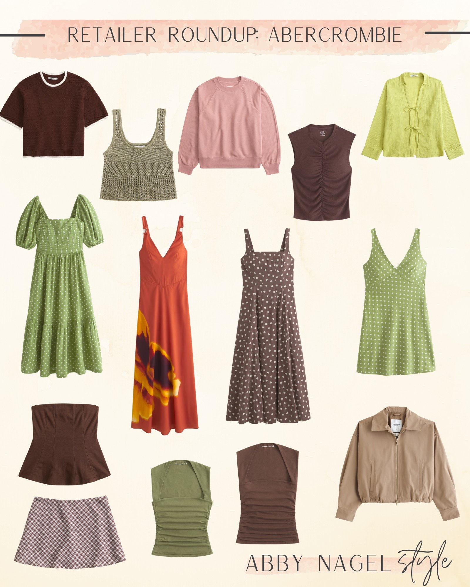 LOVE!!  Rosewood sweatshirt, orange dress, lime shirt…oh my! 

#LTKStyleTip #LTKFindsUnder100 #LTKFindsUnder50