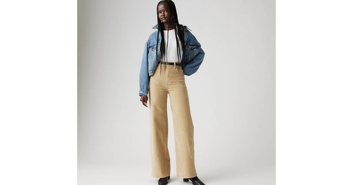 Ribcage Wide Leg Corduroy Women's Jeans | Levi's US