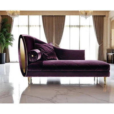 Ramone Left-Arm Chaise Round Arm Chaise Lounge | Wayfair North America