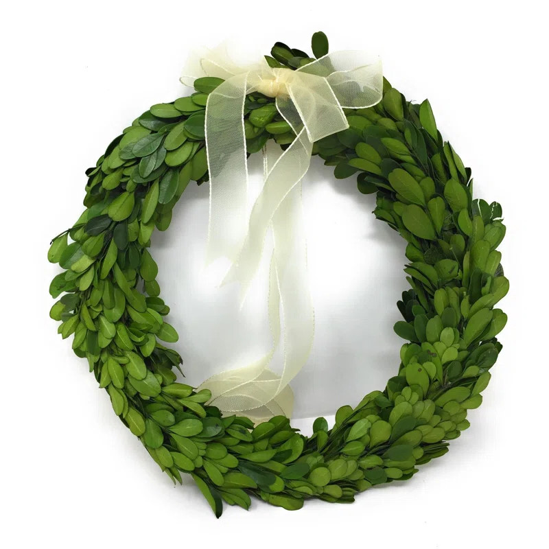 The Holiday Aisle® Preserved Greenery Wreath | Wayfair | Wayfair North America