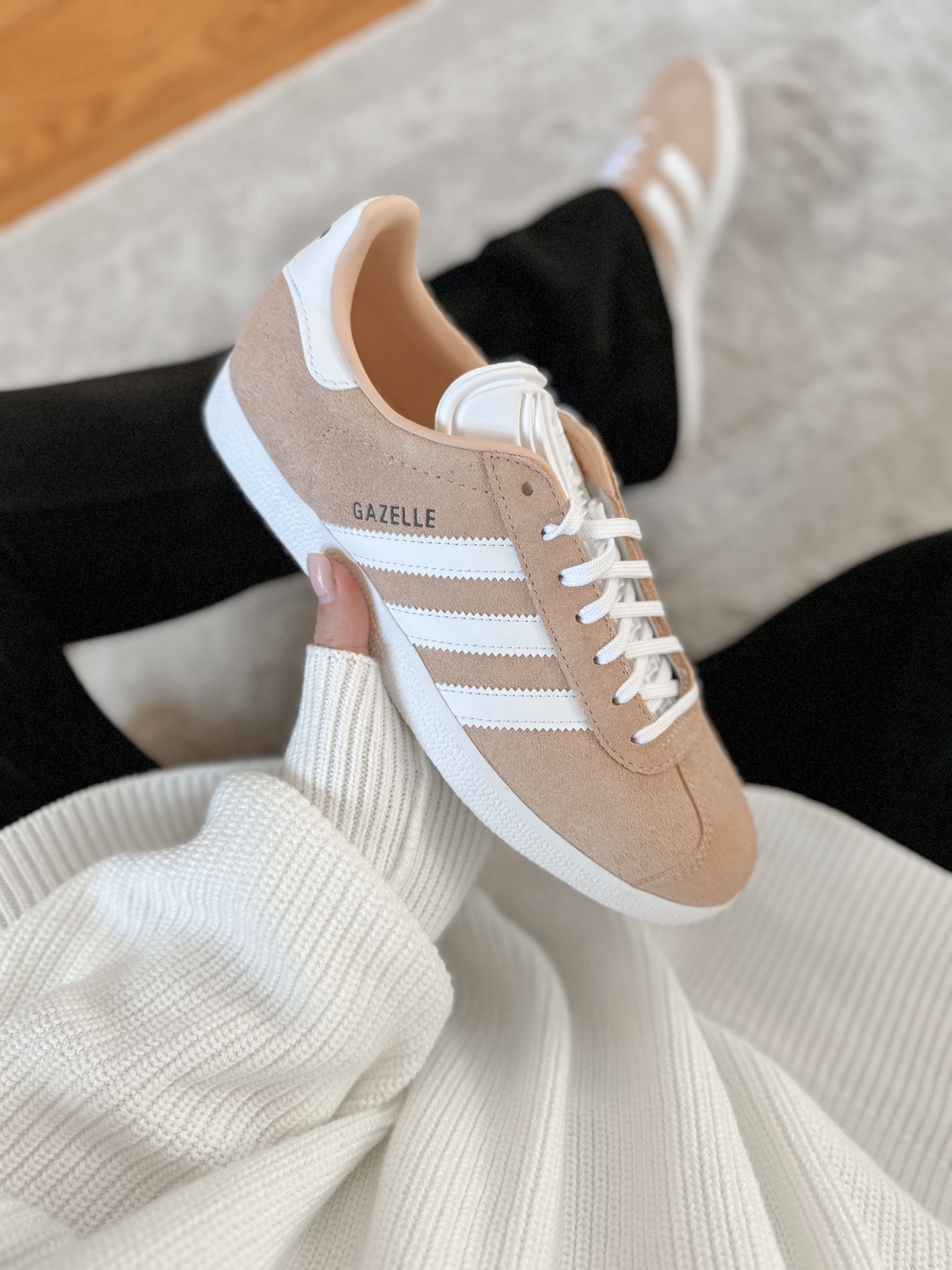 adidas originals womens gazelle trainers ash pearl / white 2026 Buy Now |  targer.ba