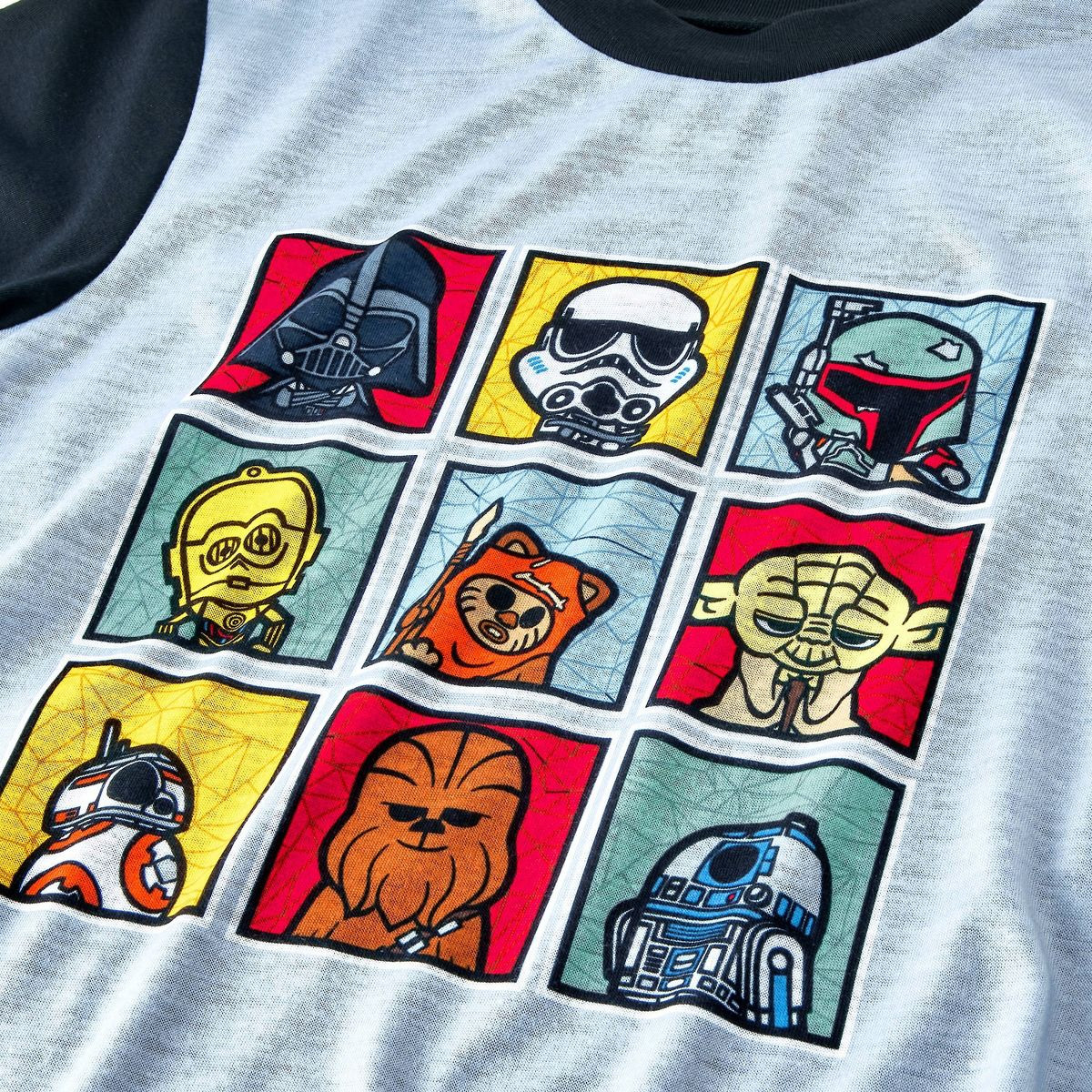 Boys' 3pc Star Wars Short Sleeve Pajama Set - Gray XS | Target