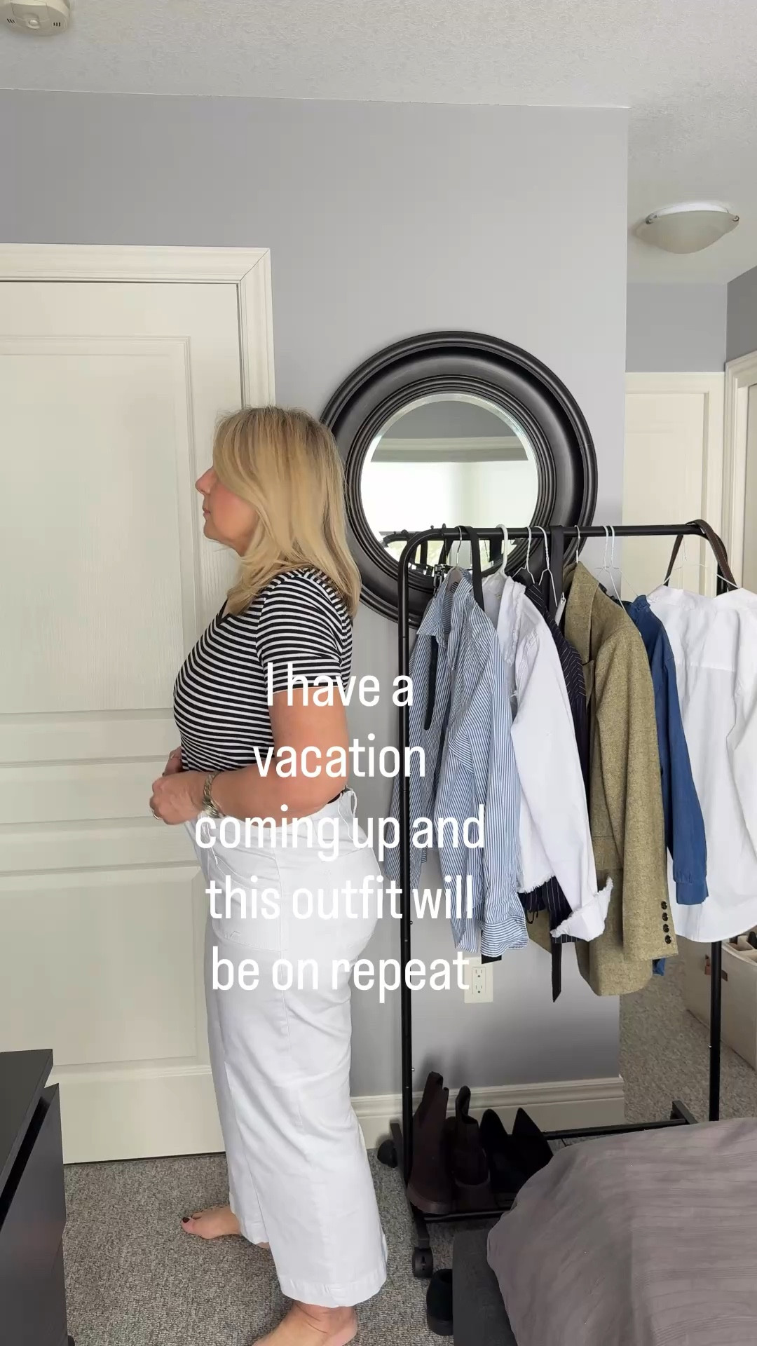 I’ll be wearing this on my next vacation. It’s easy to dress up or wear casual.  White goes with everything so these pieces will be so easy to wear with so many with other items. 
@charliebcollection 
Size 14 Jeans 
Jacket Large 
Linked similar Jeans and Jacket below or
Go to my Instagram for the Charlie B link


#over50 #midsize #gifted #springfashion

#LTKOver40 #LTKMidsize