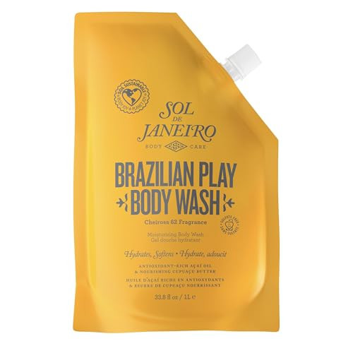 Sol de Janeiro Brazilian Play Shower Gel Body Wash Refill Pouch 33.8 fl oz. | Amazon (US)