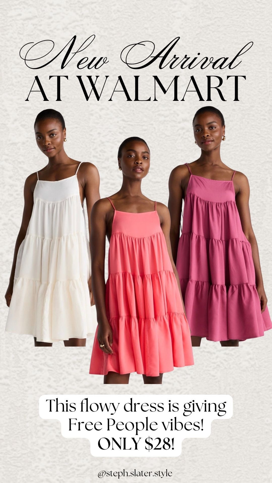 The cutest flowy dress from Walmart. Looks like Free People but only $28! 

#LTKootd #LTKMothersDay #LTKSeasonal
