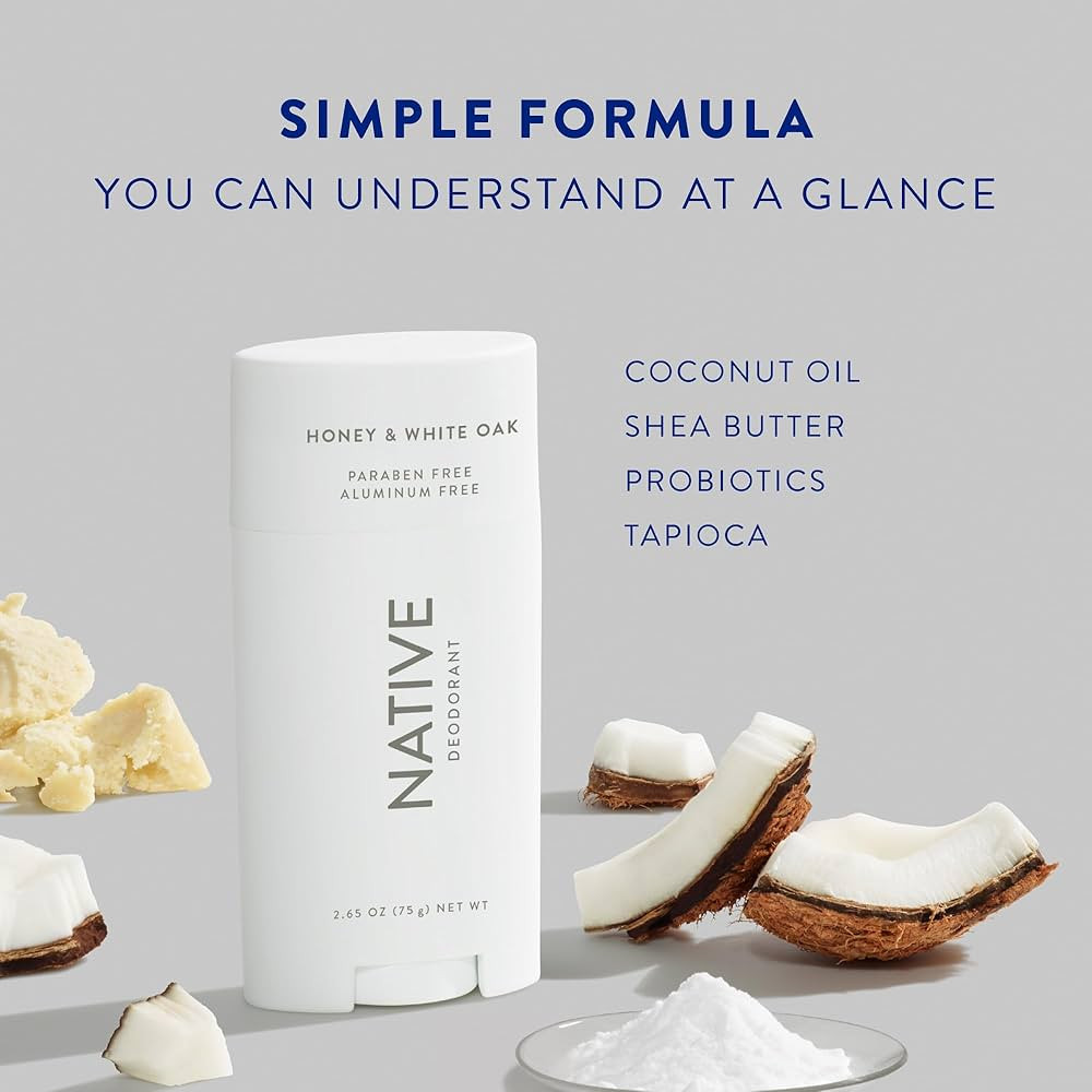 Native Deodorant Contains Naturally Derived Ingredients, 72 Hour Odor Control | Deodorant for Wom... | Amazon (US)