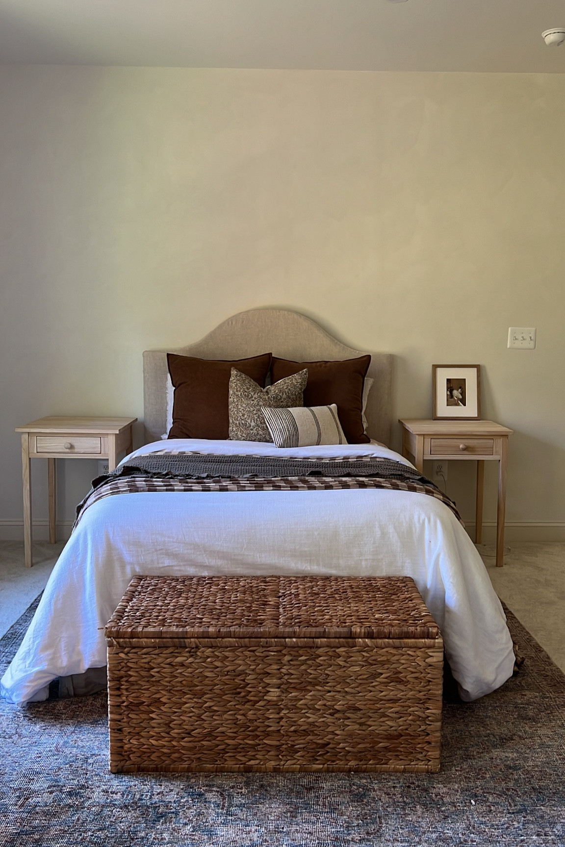 Unfinished solid wood nightstands with a single drawer! Adding ball feet to these and staining dark! 

#LTKKids #LTKFindsUnder100 #LTKHome