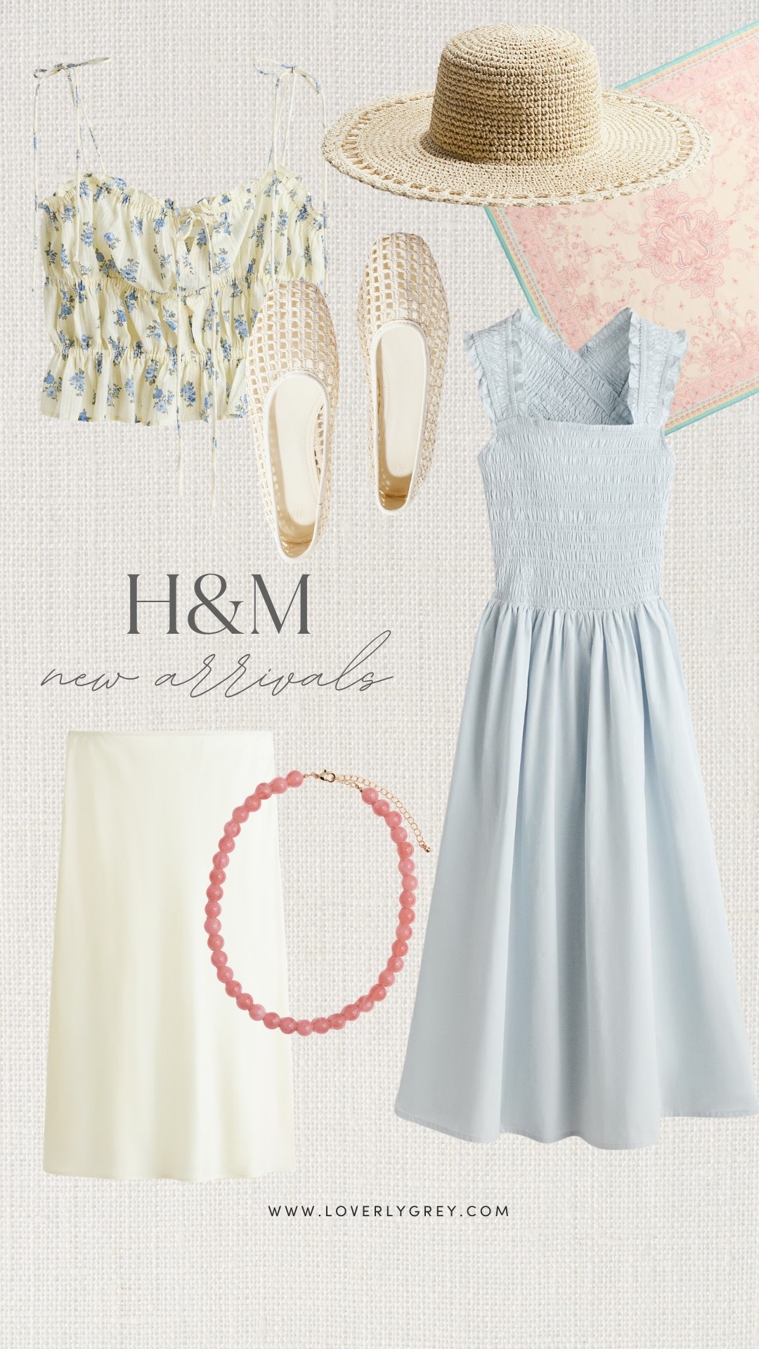 H&M has so many good new arrivals right now for spring and summer. The mix of soft pastels, breezy dresses, and woven accessories feels perfect for everything from vacation outfits to weekend brunch plans. That light blue dress is such a pretty piece to dress up with sandals and simple jewelry.

#LTKdayinmylife #LTKgrwm #LTKootd