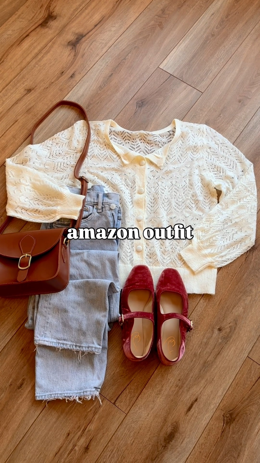 amazon fashion. lace knit cardigan that looks and feels like a sezane sweater. (jeans are abercrombie, because they are my all time fav denim brand) 

#LTKSeasonal #LTKootd #LTKSaleAlert