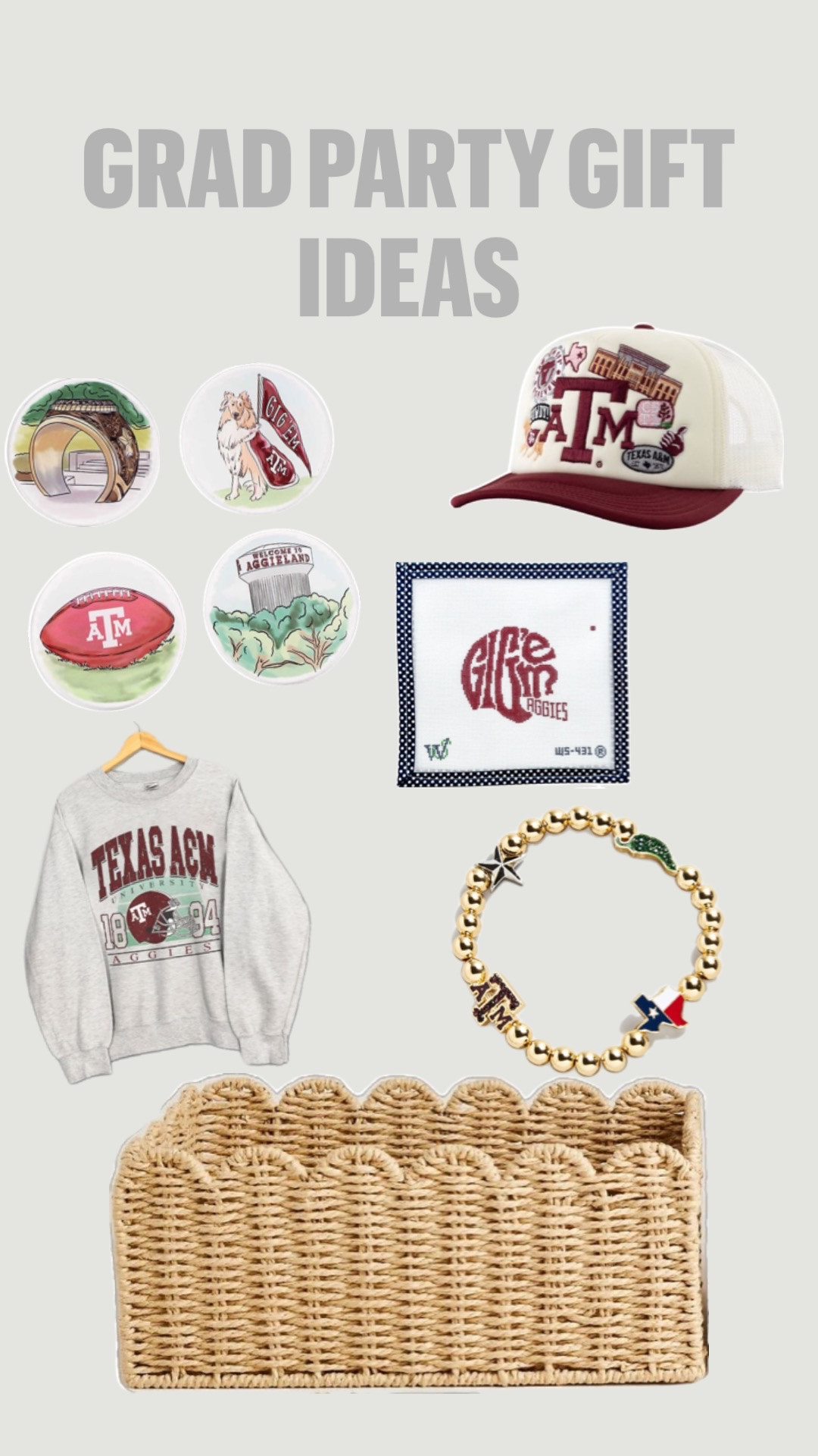 Texas A&M Grad Gift

#LTKSeasonal #LTKSpringSale #LTKHome