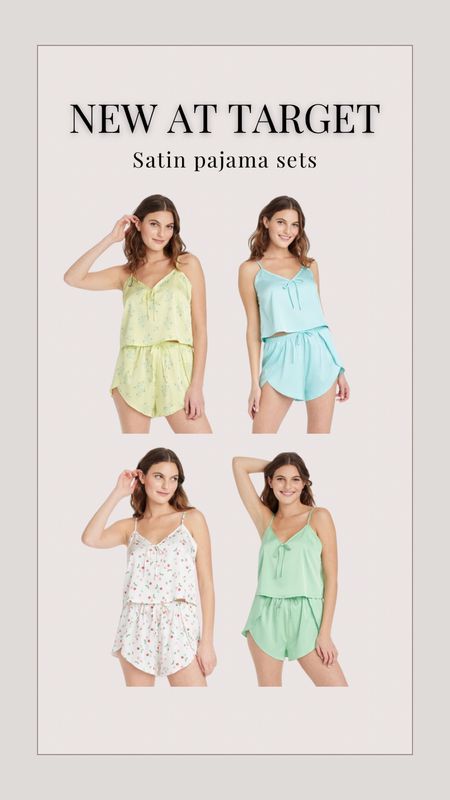 New Colsie satin pajama sets at Target

#LTKfindsunder100 #LTKfindsunder50 #LTKstyletip