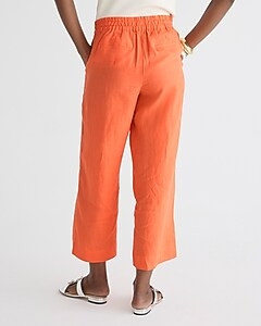 Wide-leg seaside pant in linen | J. Crew US