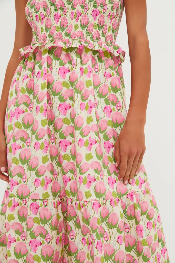 Sweet Pea Floral Smocked Seaton Midi Dress | Tuckernuck (US)