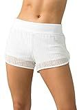 prAna Women's Two Beach Short, White, Medium | Amazon (US)