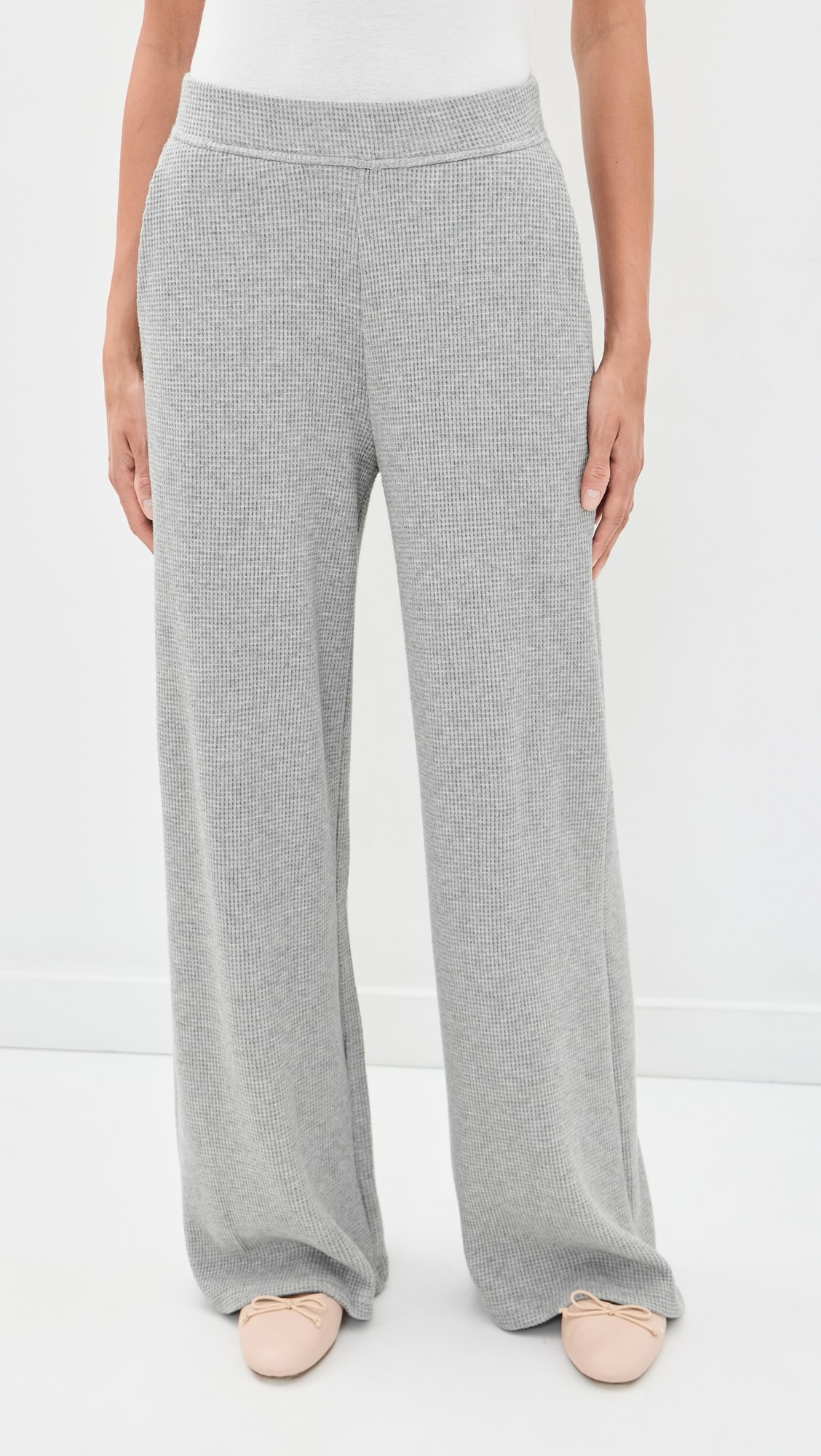 Rest Day Waffle Wide Leg Pants | Shopbop