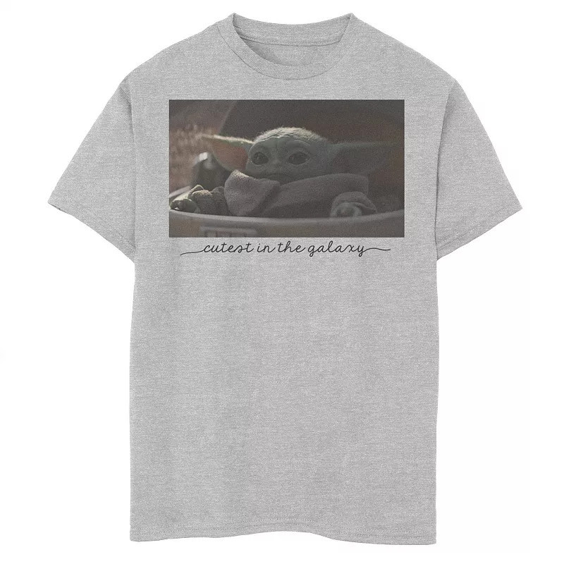 Boys 6-20 Star Wars The Mandalorian The Child aka Baby Yoda Cutest In The Galaxy Graphic Tee, Boy's, Size: XS, Athletic Grey | Kohl's