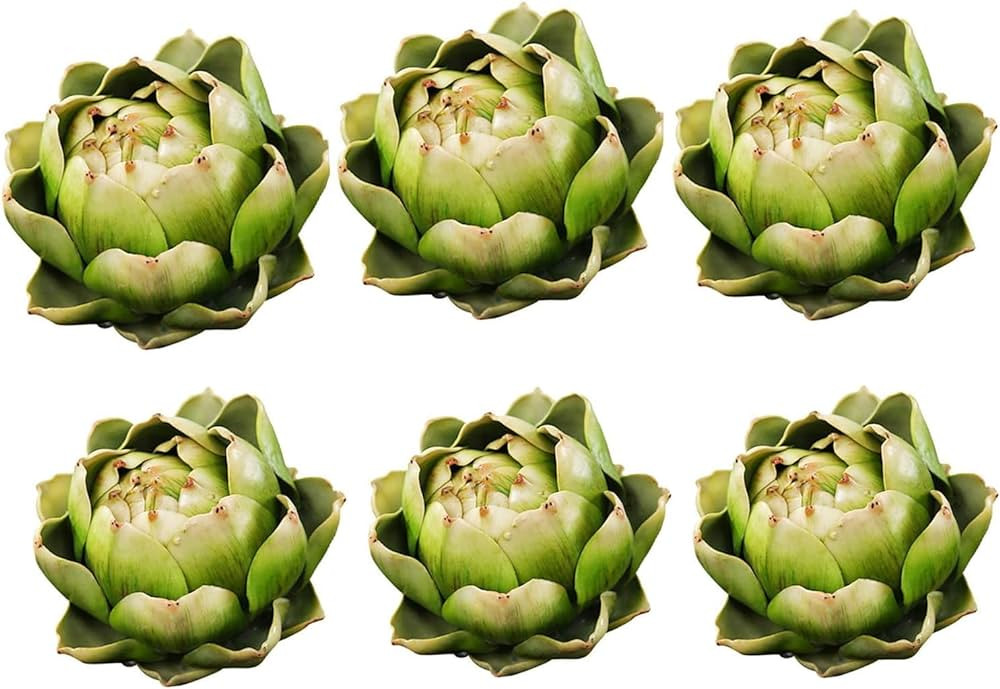 Fake Artificial Artichoke Vegetables Faux Plastic Artichoke Wedding Party Table Home Plastic Flow... | Amazon (US)