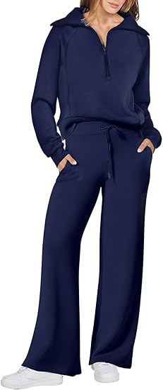 ANRABESS Women 2 Piece Set Sweatsuits Lounge Fall Outfits | Amazon (US)