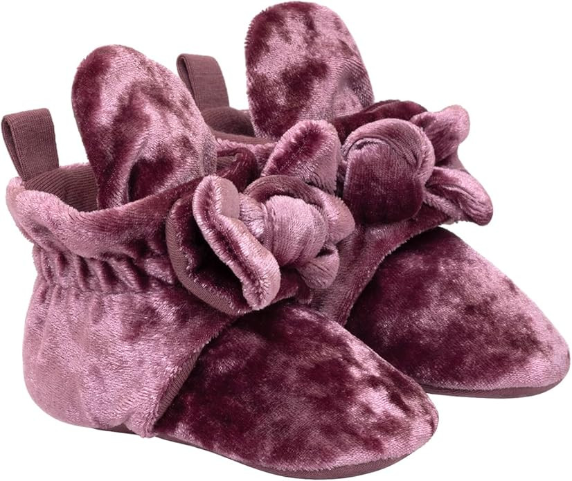 Robeez Baby Girls and Boys Crib Fleece Sherpa Snap Booties with Slip-Resistant Soles for Infant a... | Amazon (US)