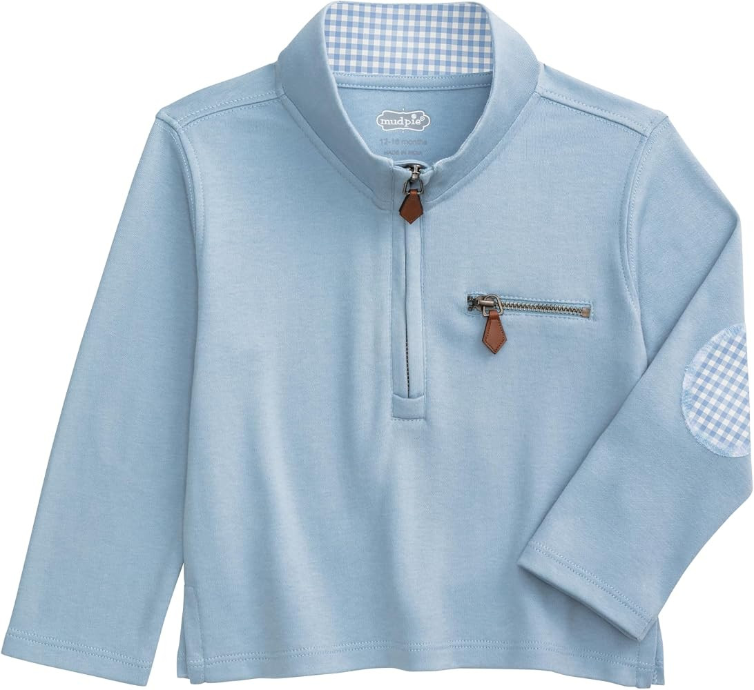 Mud Pie Toddler Boy Quarter Zip Pullover | Amazon (US)