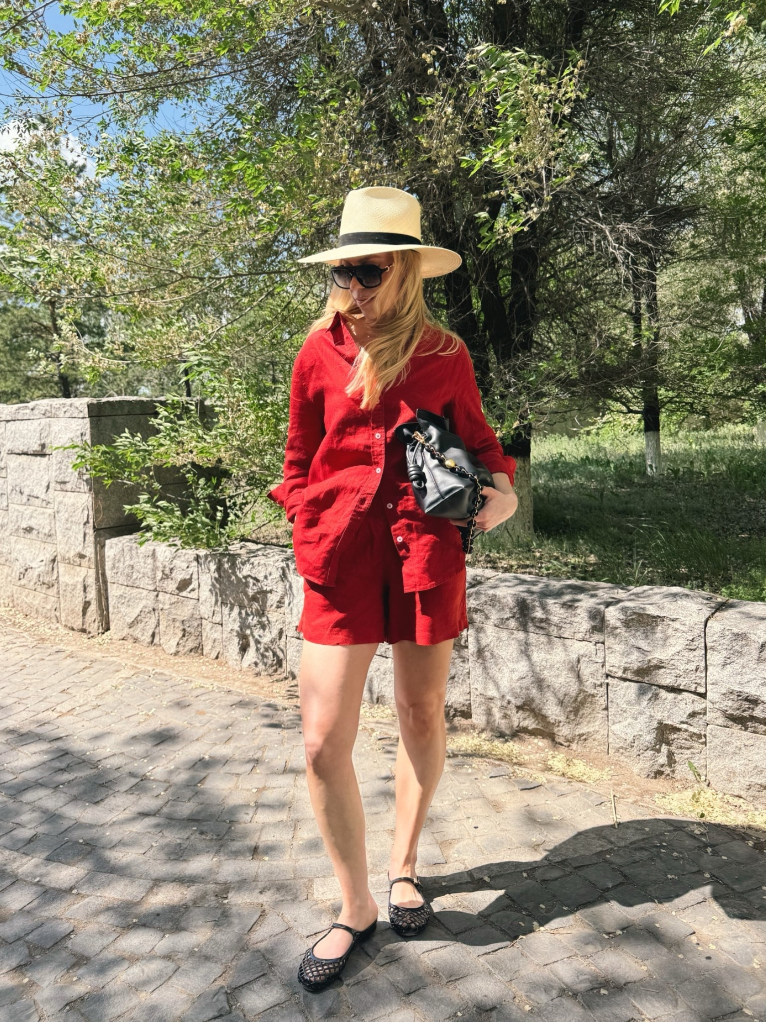 Summer vacation look - this linen set from @Quince is under $75! True to size and comes in lots of colors

#LTKTravel #LTKSeasonal #LTKOver40