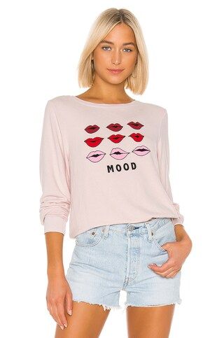 Moody Lips Baggy Beach Sweatshirt
                    
                    Wildfox Couture | Revolve Clothing (Global)