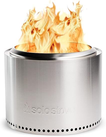 Solo Stove Bonfire Fire Pit - Smokeless Large 19.5 Inch Stainless Steel Outdoor Firepit | Portabl... | Amazon (US)