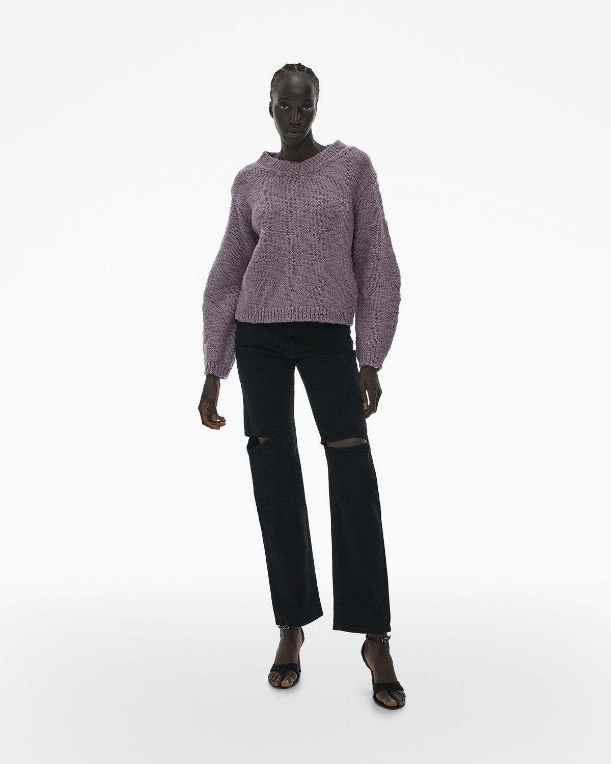 Oversized V-Neck Sweater | Helmut Lang (US)