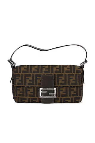 Fendi Zucca Baguette Shoulder Bag | FWRD 