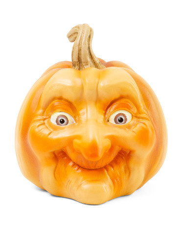 Resin Face Pumpkin | Marshalls
