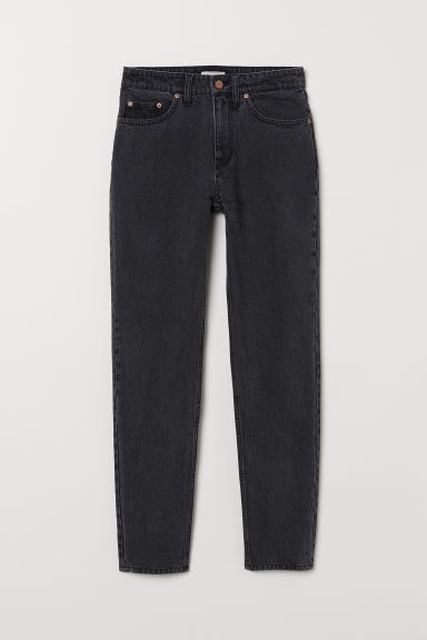 H & M - Mom Jeans - Black | H&M (US + CA)