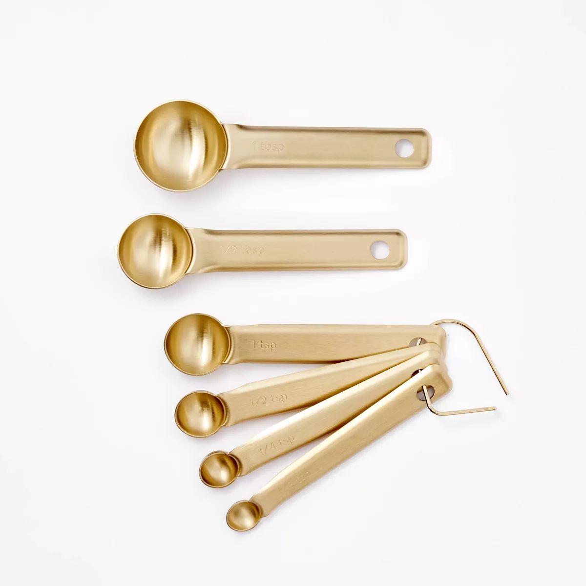 6pc Stainless Steel Measuring Spoons - Figmint™ | Target