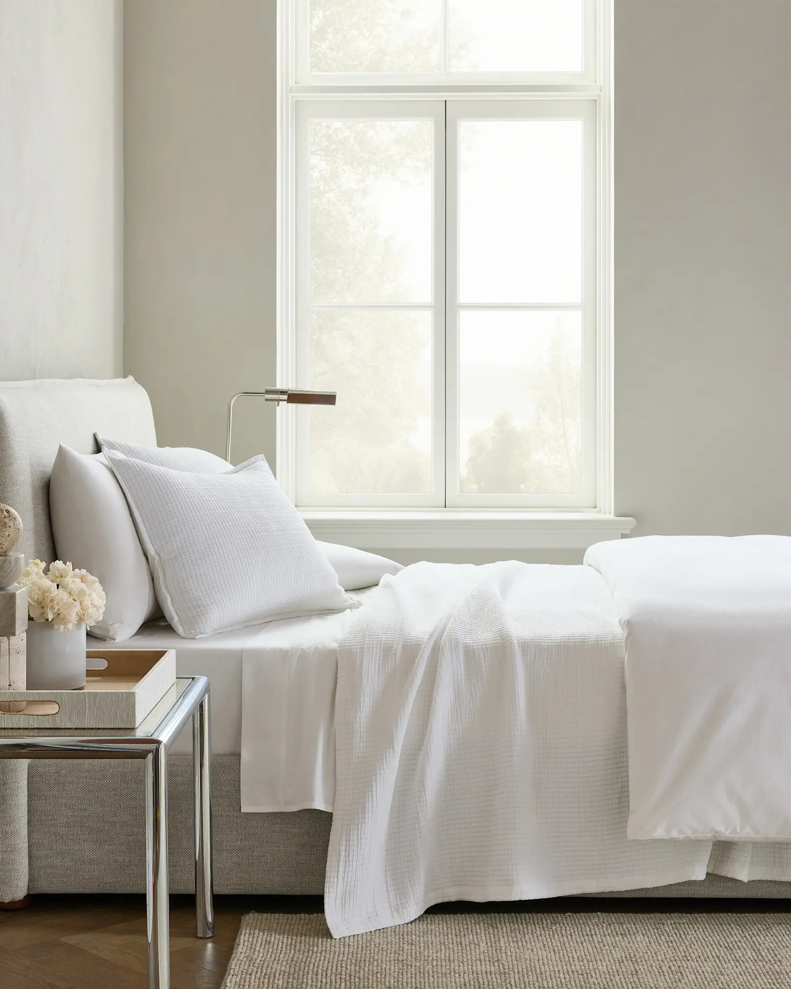 Organic Ribbed Cotton Coverlet | Quince