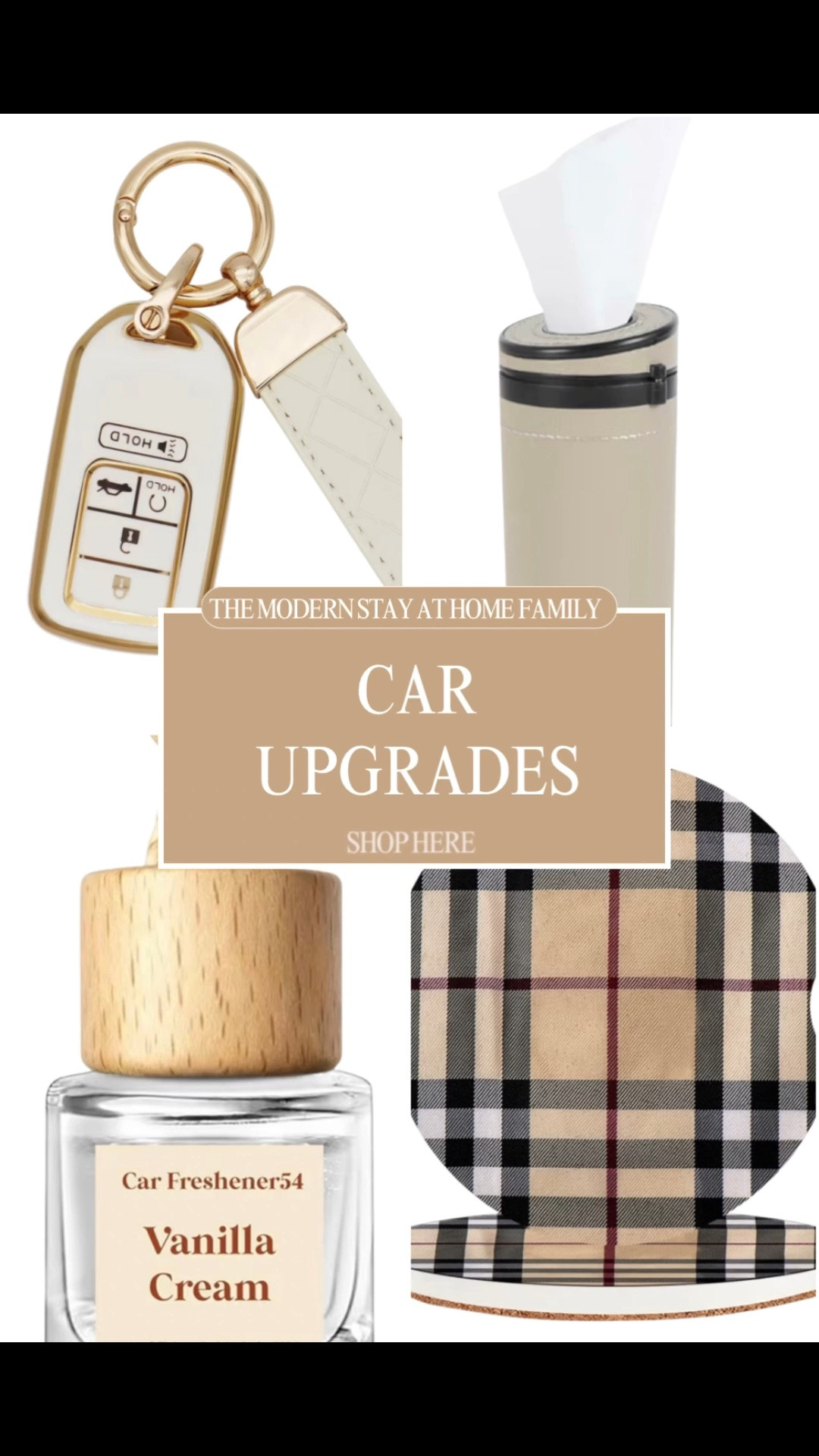 Upgrade your ride with these practical + aesthetic car must-haves that make every drive feel more organized and elevated. From a chic car trash can, cup holder organizer, tissue holder, and trunk organizer to a mini handheld vacuum, safety hammer, luxe key fob cover, coaster set, and vanilla cream car freshener—these finds are perfect for busy moms, commuters, road trips, and everyday errands. I also love adding a durable cooler for snacks, drinks, and sports days on the go. Functional car accessories can truly make your vehicle feel cleaner, calmer, and more put together while keeping everything you need within reach. Perfect for car organization, car cleaning, and stylish car essentials.

car upgrades, car accessories, car organization, car essentials, car must haves, aesthetic car accessories, neutral car accessories, mom car essentials, road trip essentials, car cleaning gadgets, trunk organizer, cup holder organizer, car trash can, handheld vacuum, car coasters, key fob cover, car air freshener, family car essentials, SUV organization, commuter car accessories, car interior upgrades, cute car accessories, practical car finds

#LTKmomlife #LTKselfcare #LTKSaleAlert