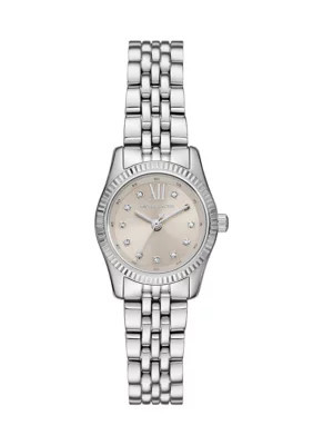 Michael Kors Women's Petite Lexington Watch, Silver | Belk