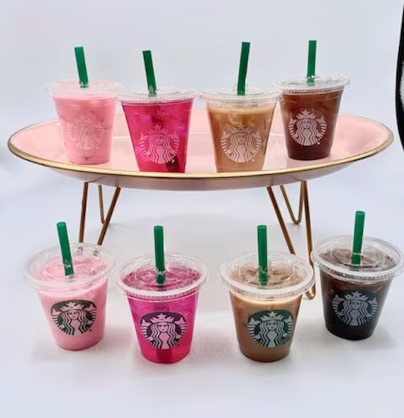 Fake Starbucks Coffee | Mini Iced Coffee | Props | Food Props | Baby Photoshoot | Fake Drinks | N... | Etsy (US)