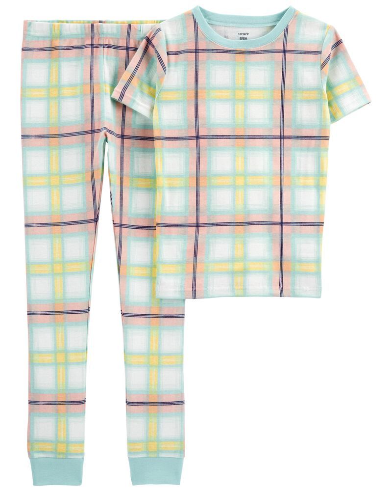Kid 2-Piece Plaid 100% Snug Fit Cotton PJs | Carter's