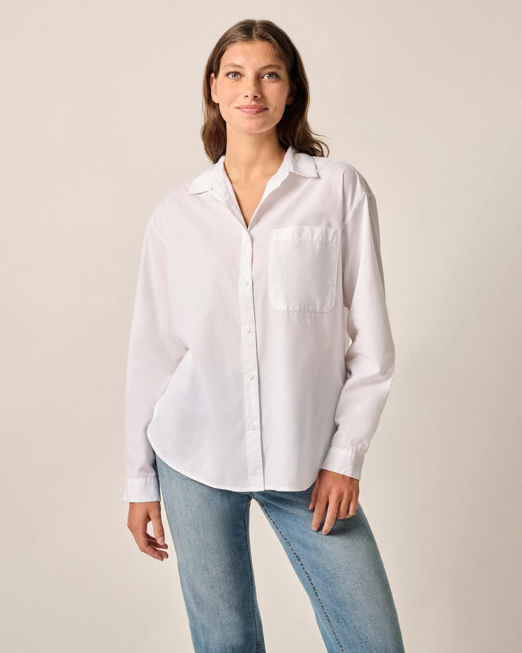 Cotton Boyfriend Shirt | johnnie O