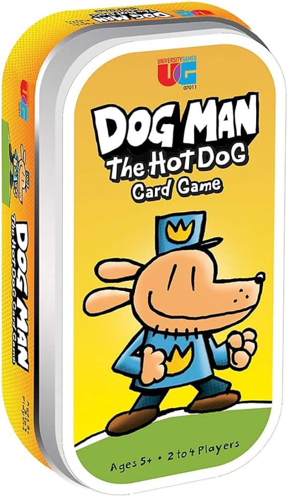 University Games The Hot Dog Card Game for Ages 5 and Up, 2 to 4 Players Based on The Dog Man Boo... | Amazon (US)