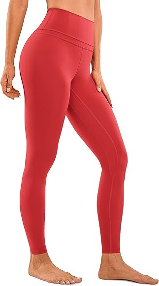 CRZ YOGA Women's Naked Feeling I Workout Leggings 28 Inches - High Waisted Full-Length Yoga Pants | Amazon (US)