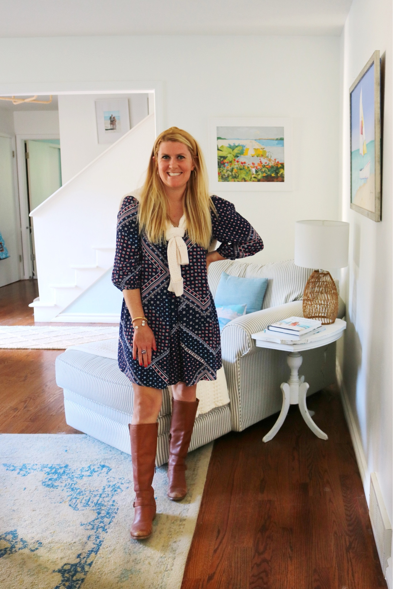 My new favorite fall dress is 40% off! Petite friends: this dress is the perfect length for us! It’s flowy, lightweight and all around a great dress to wear all year round. Pair it with riding boots and a classic crewneck for a sophisticated look! 

Fall dress, crewneck sweater, riding boots, LOFT, preppy, preppy style, fall outfit

#LTKStyleTip #LTKFindsUnder100 #LTKSeasonal