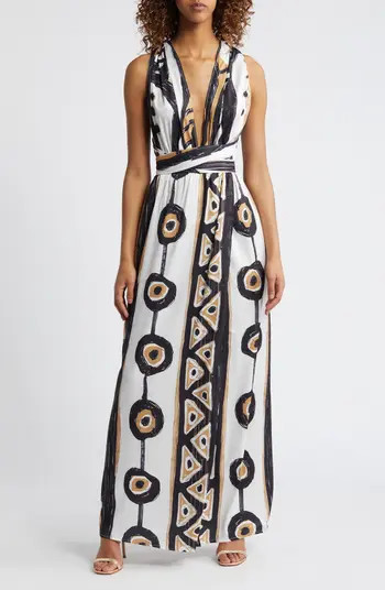 Mailys Halter Neck Wrap Dress | Nordstrom