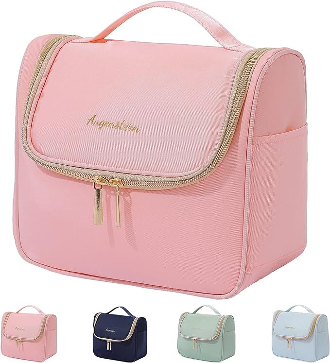 Makeup Bag Travel Cosmetic Bag Hand-Portable Girl Cosmetic Bag For Women Large Toiletry Bag Organ... | Amazon (US)