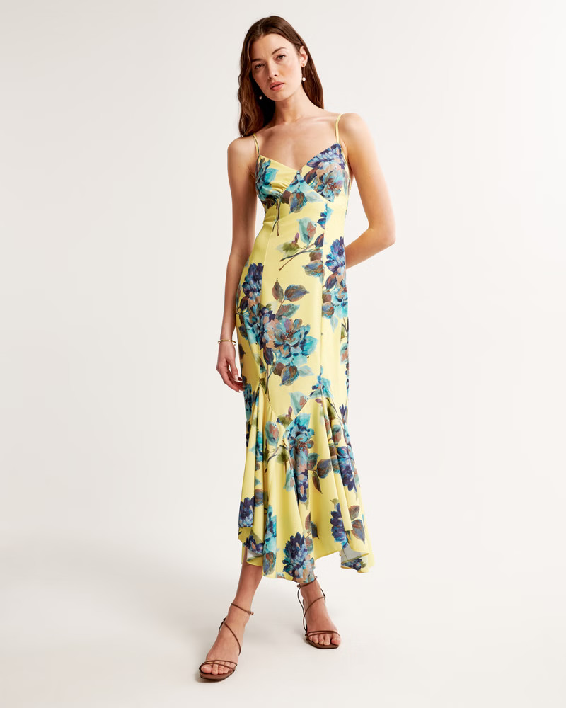 Mermaid Slip Maxi Dress | Abercrombie & Fitch (US)