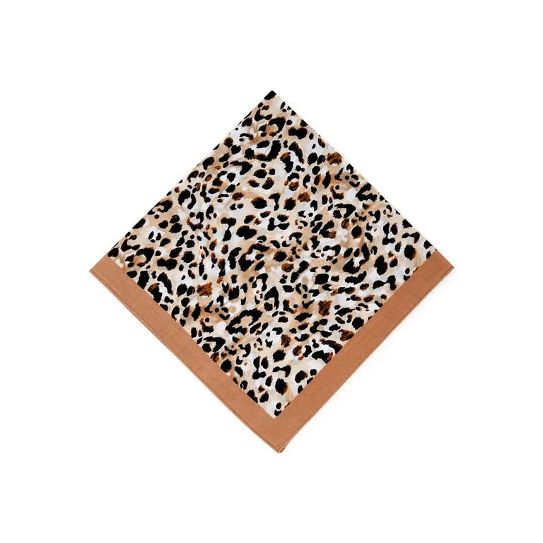 Time and Tru Animal Print Bandana | Walmart (US)