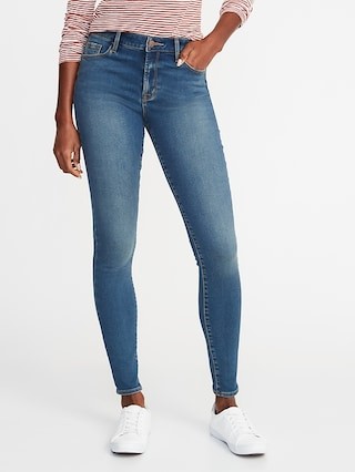 Mid-Rise Built-In Warm Rockstar Super Skinny Jeans for Women | Old Navy US