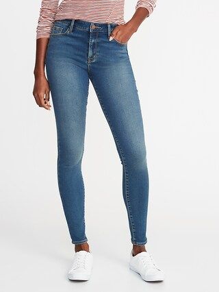 Mid-Rise Built-In Warm Rockstar Super Skinny Jeans for Women | Old Navy US